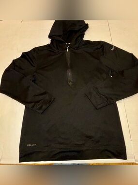 Nike Black Dri-FIT Half-Zip Performance Hoodie
